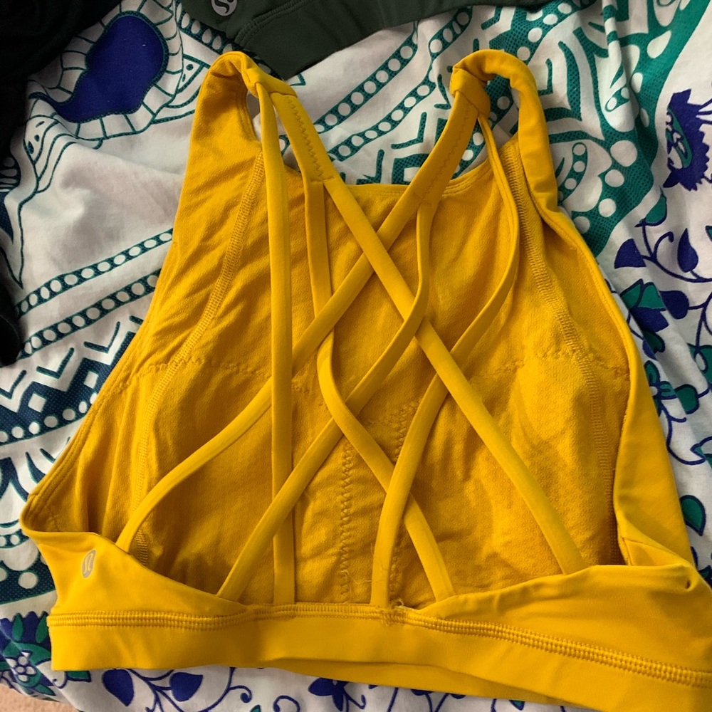 lulu lemon high neck sports bra
